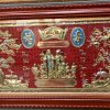 Tranh chúc thọ đồng liền mê khung gỗ - Ảnh 3