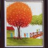 Tranh phố hoa 65*75cm - Ảnh 3