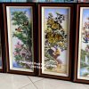 Tranh đá quý -Tranh bộ tứ quý cao cấp - Ảnh 2