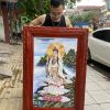 Tranh đá quý Phật Bà - Ảnh 2